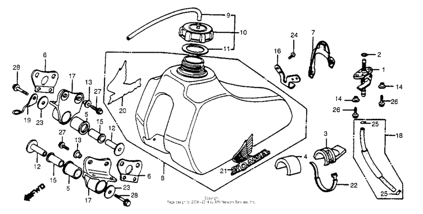 Fuel tank 82