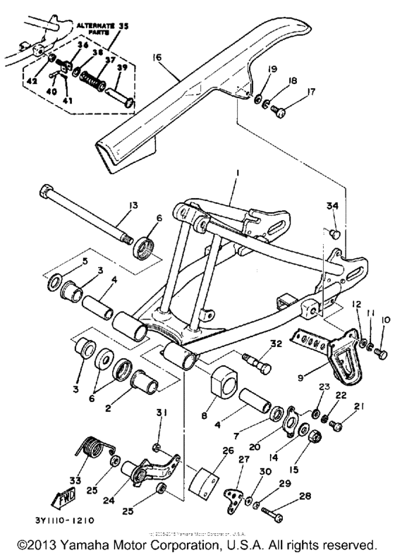 Rear arm - suspension