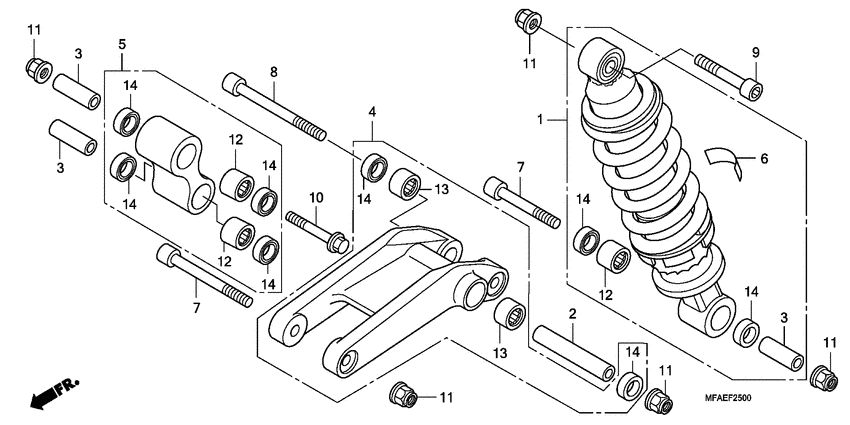 Rear cushion