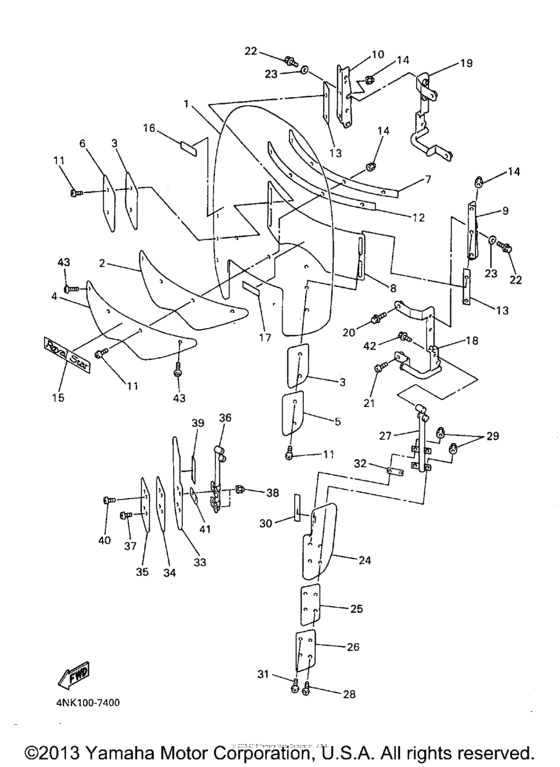XVZ13AJ Обтекатели
