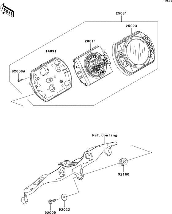ZX636 Приборы