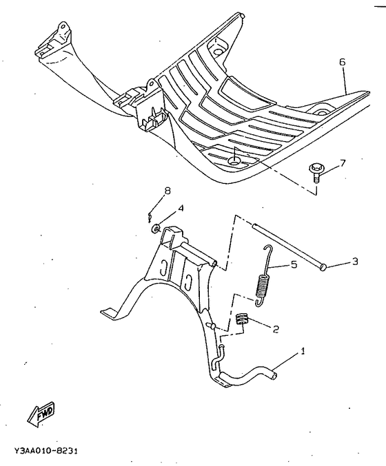 Stand. footrest
