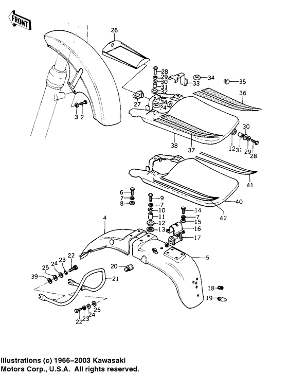Fenders/seat cover