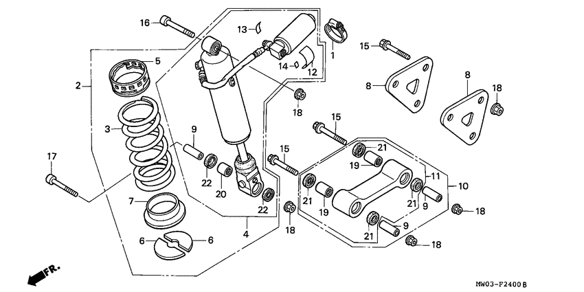 Rear cushion
