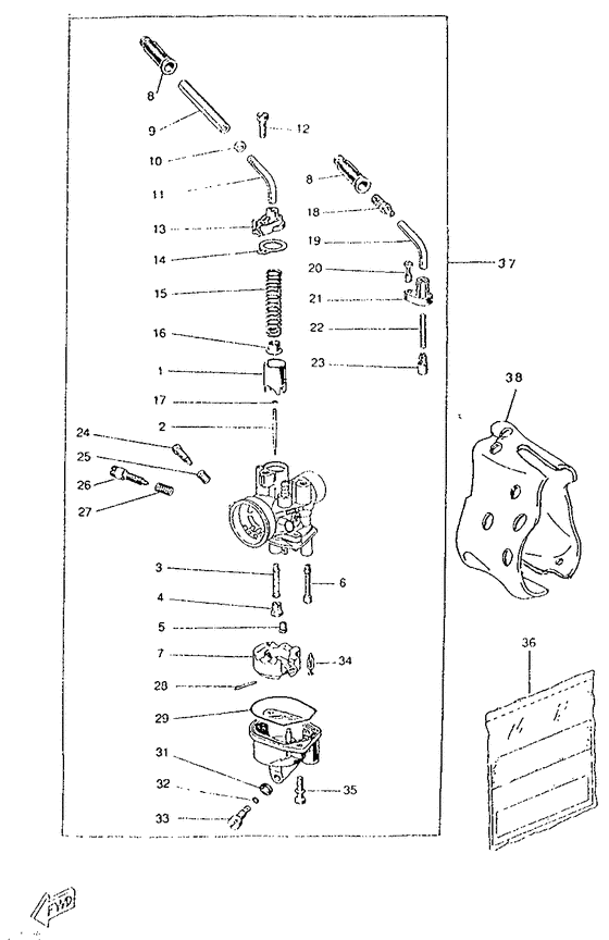 CW50RS Карбюратор