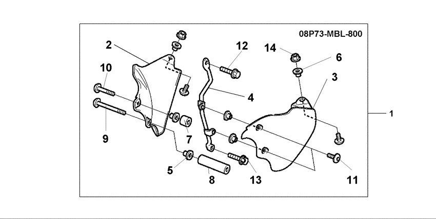 Wind lower shield