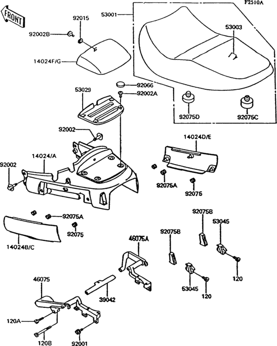 Seat(1/2)(zg1000-a9)