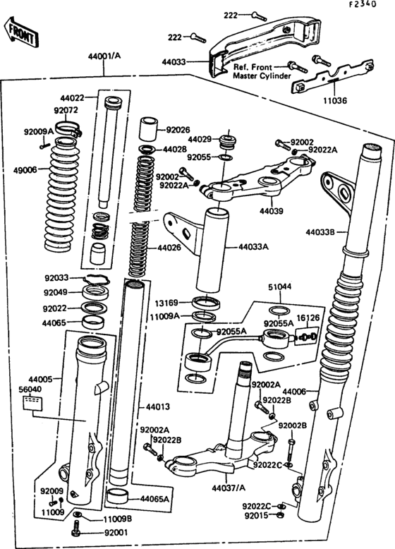 Front fork(1/2)
