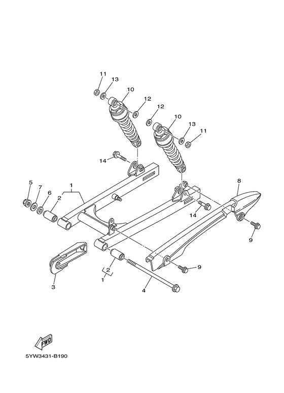 Rear arm & suspension