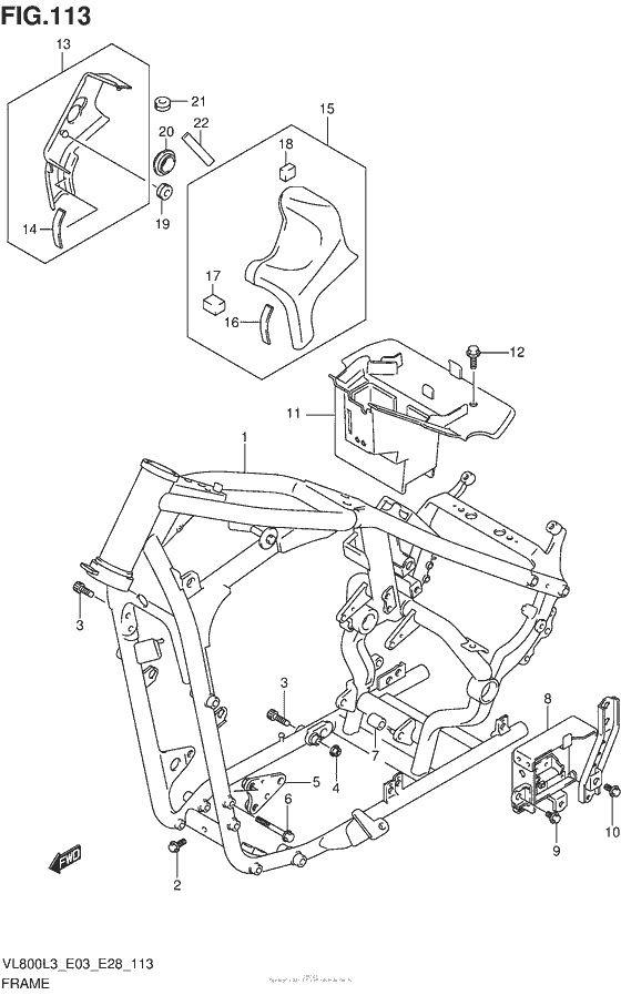 VL800 Frame (Vl800Tl3 E03)