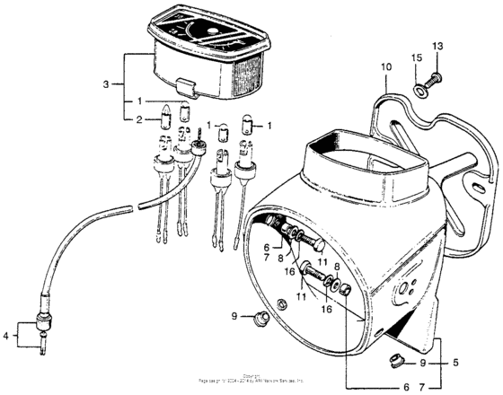 Ca175 headlight case