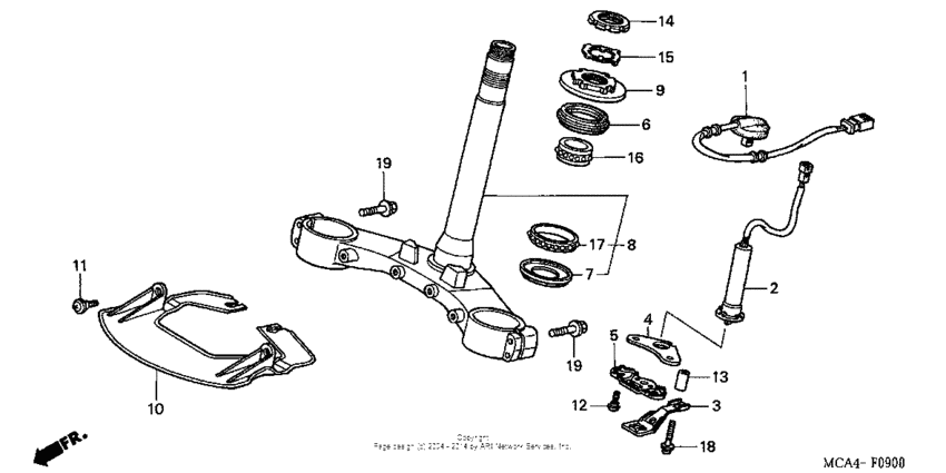 GL1800 (ABS) Траверса нижняя