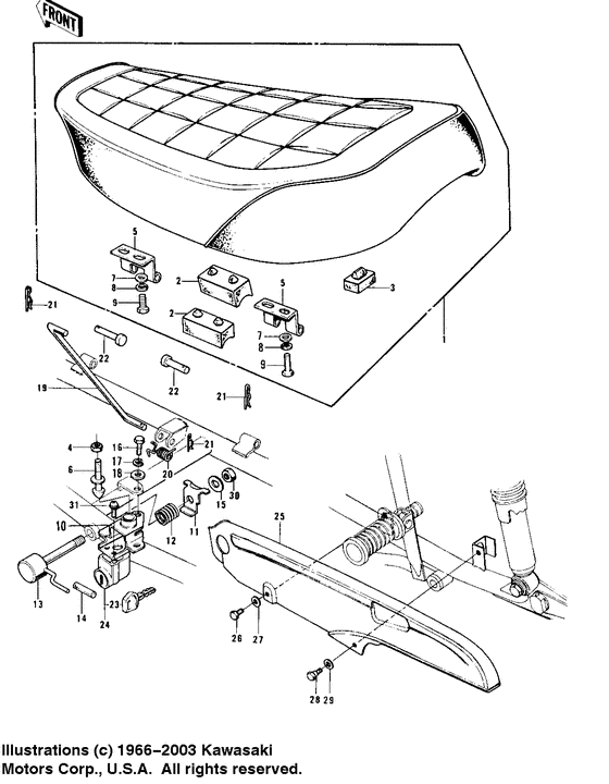 Seat/chain cover