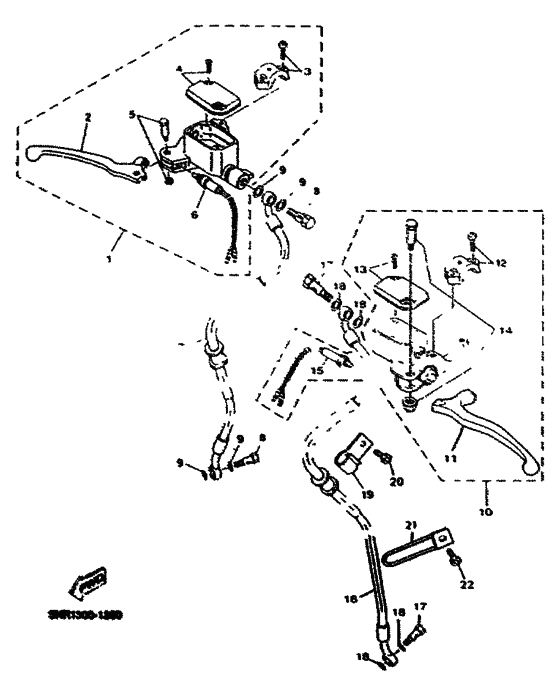 YP125E Передний тормозной цилиндр