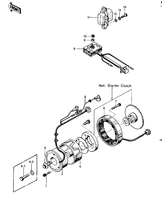 Generator/regulator/rectifier