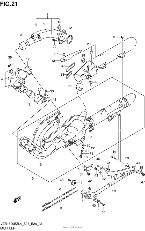 Muffler (Vzr1800Bzl4 E33)
