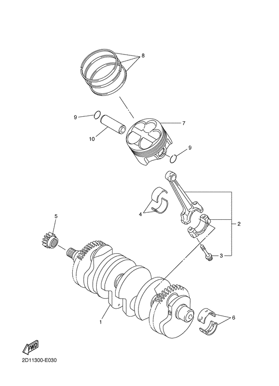 Crankshaft & piston
