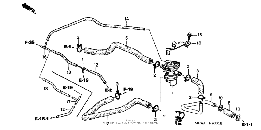 Air injection control valve (ac)