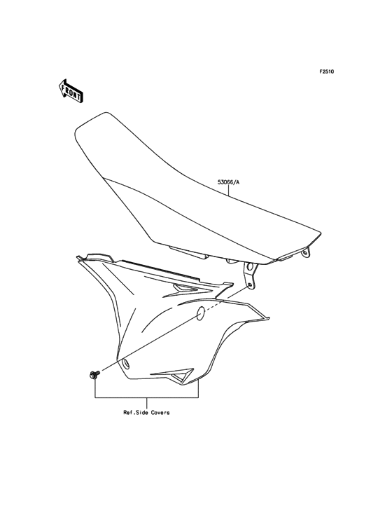 KX100 Сиденье