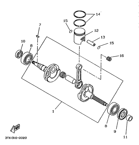 CW50 Коленвал