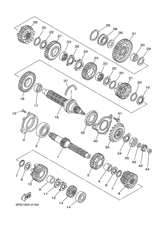 TDM900 Трансмиссия