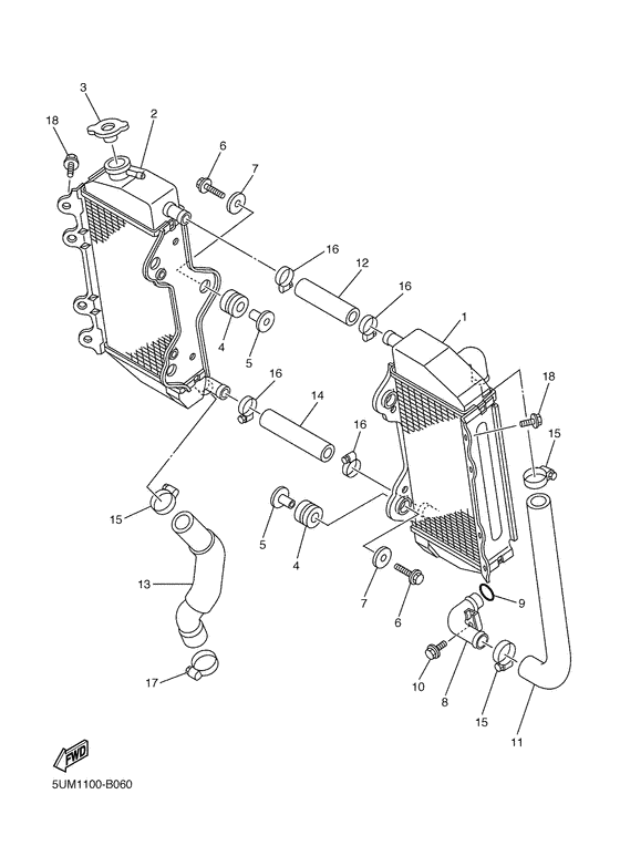 Radiator & hose