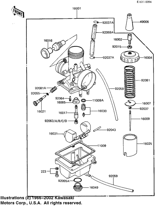 Carburetor assy