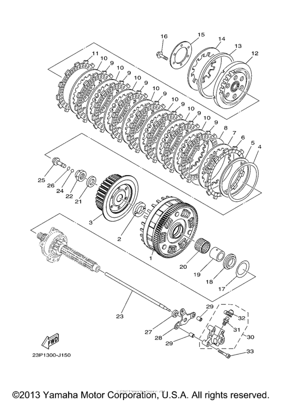 XT1200Z Сцепление