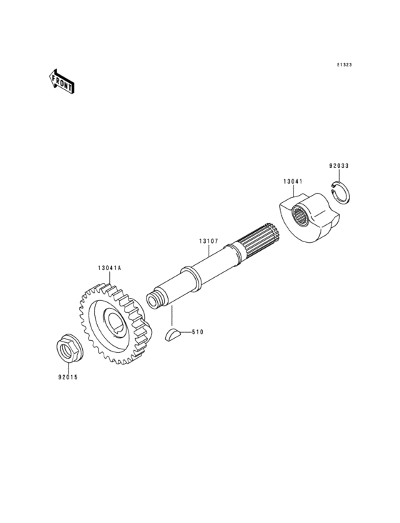 BJ250 Валансирный вал