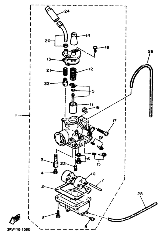 PW80 Карбюратор