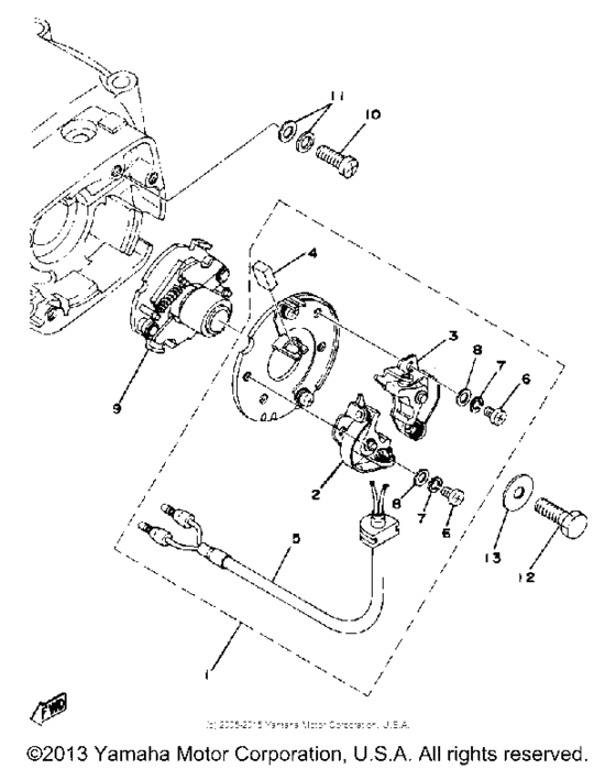 Contact breaker - governor
