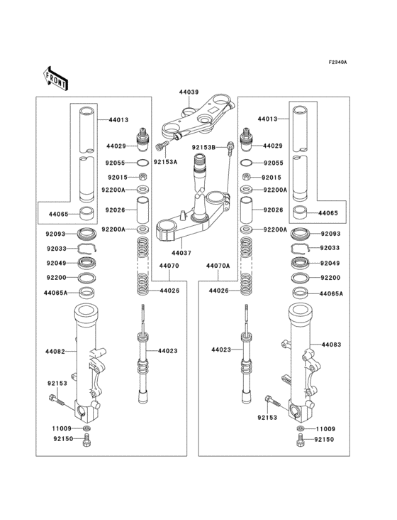 Front fork(j7f/j8f)