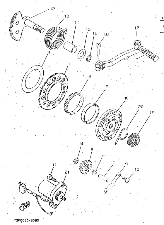 CW50RS Стартер