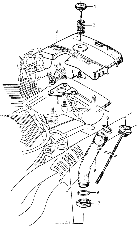 Upper crankcase cover