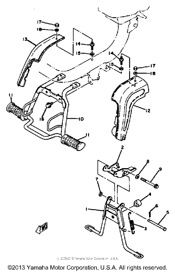 Stand - footrest