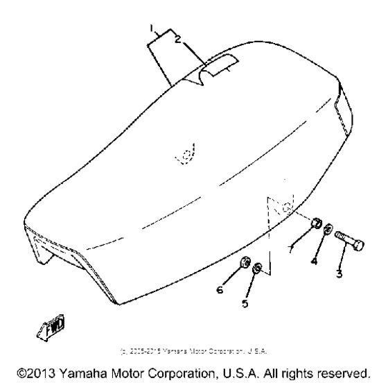 TT250G Сиденье