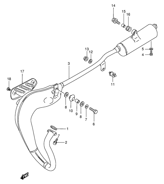 Muffler comp