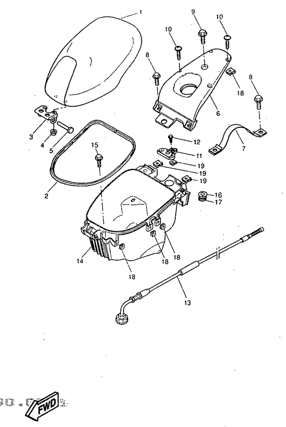 Selle. porte -bagages