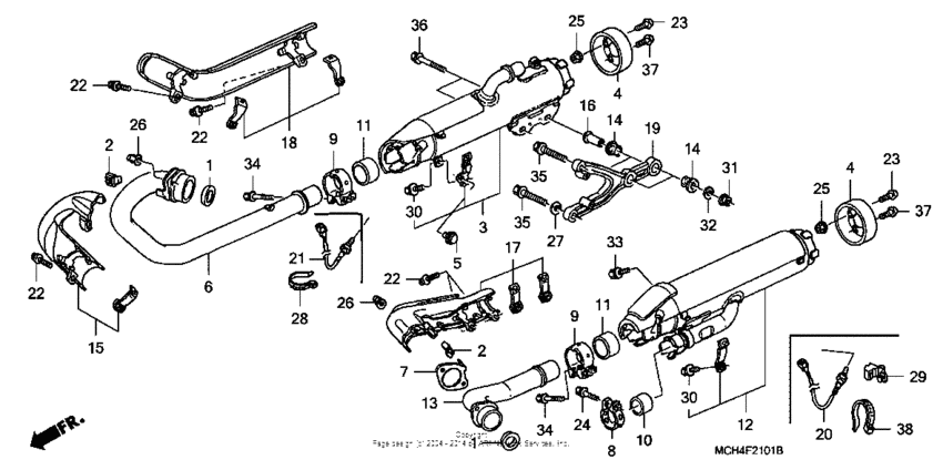 Muffler (vtx1800f)