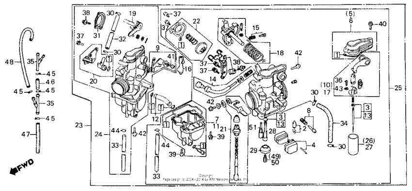 Ac carburetor 84-85