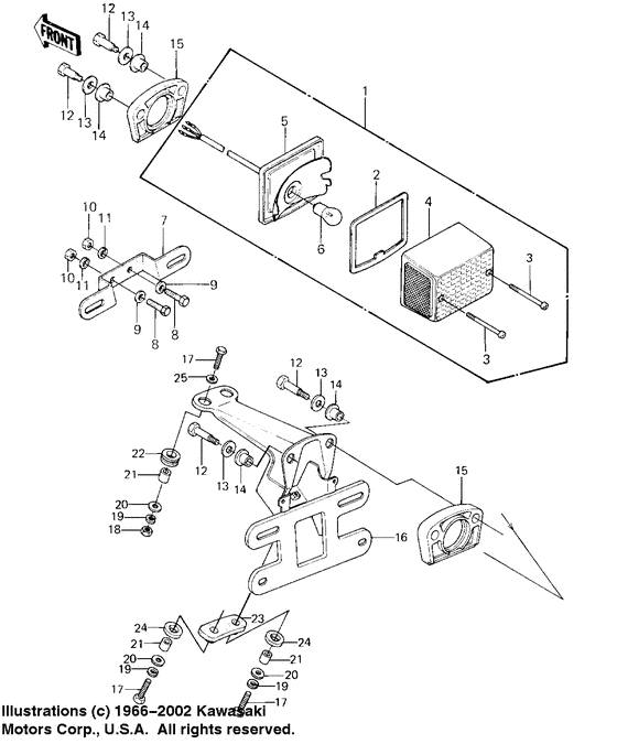 Taillight unit ass`y