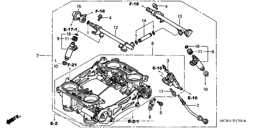 Throttle body (assy.)