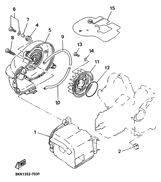 YN100 Air shroud. fan