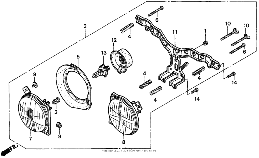 Headlight 93-94