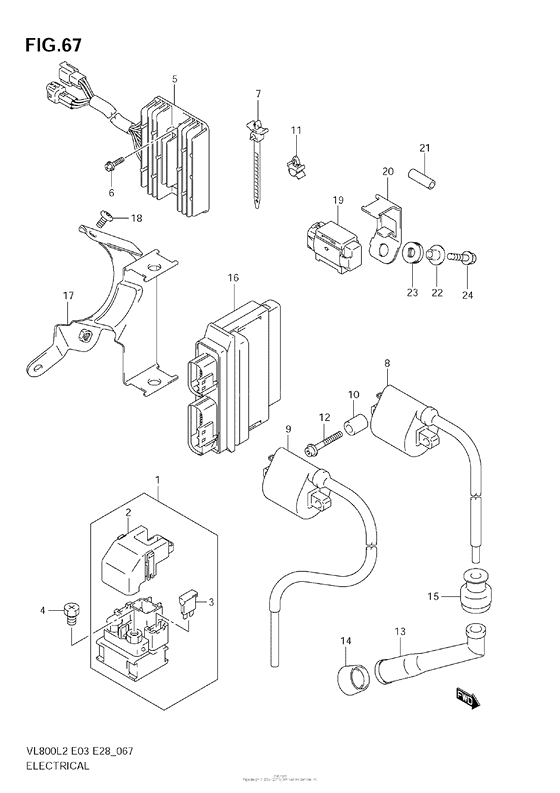 VZ800 Electrical (Vl800T  E28)