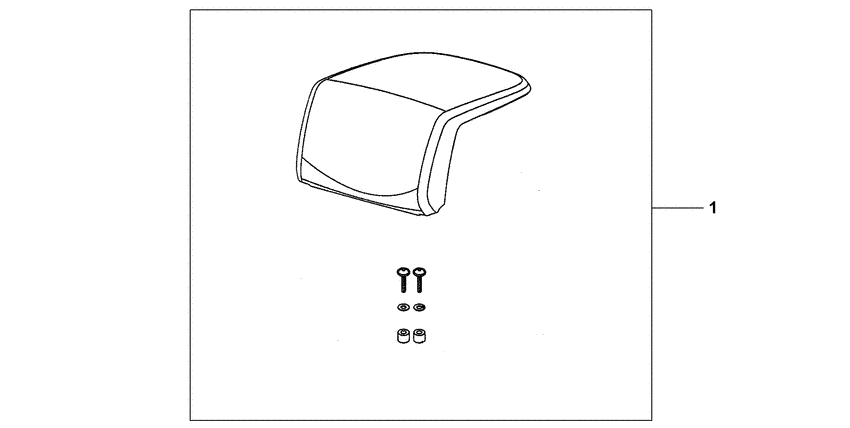 XL1000V Top box pillion pad