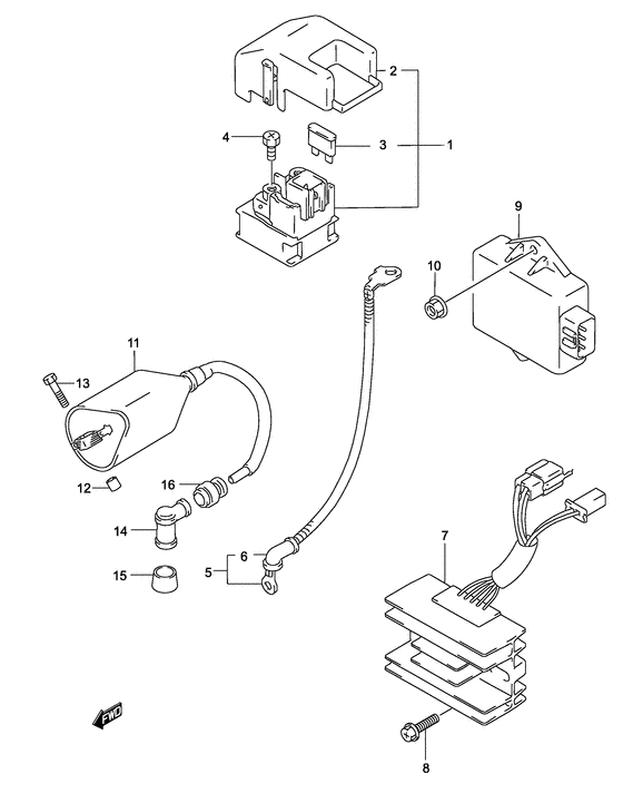 GZ250 Equipo electrico