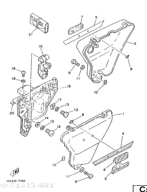 Side cover / oil tank