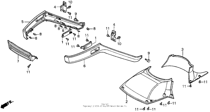 Front lower cover