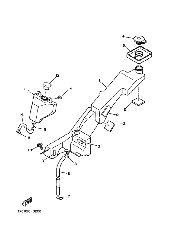 Oil tank assy